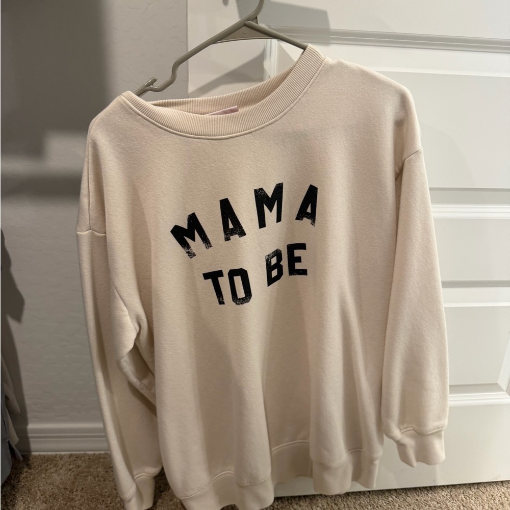 Cream 'Mama To Be' Sweatshirt